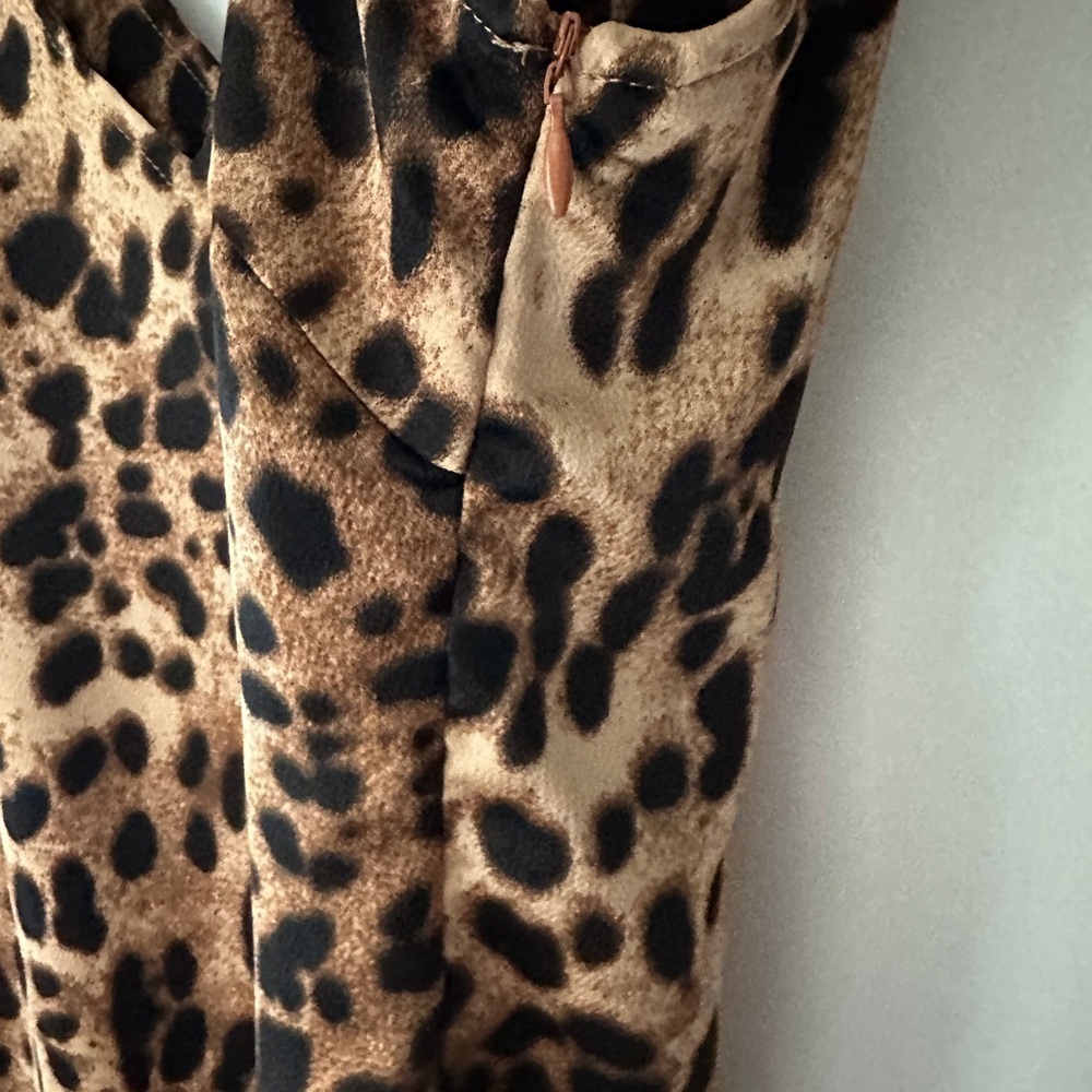 Nastygal Leopard Print Tank/Cami Size US 4 - Picture 4 of 6